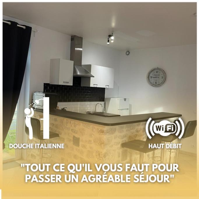 Grand T2 Sur Cour Appartement Aufferville Buitenkant foto
