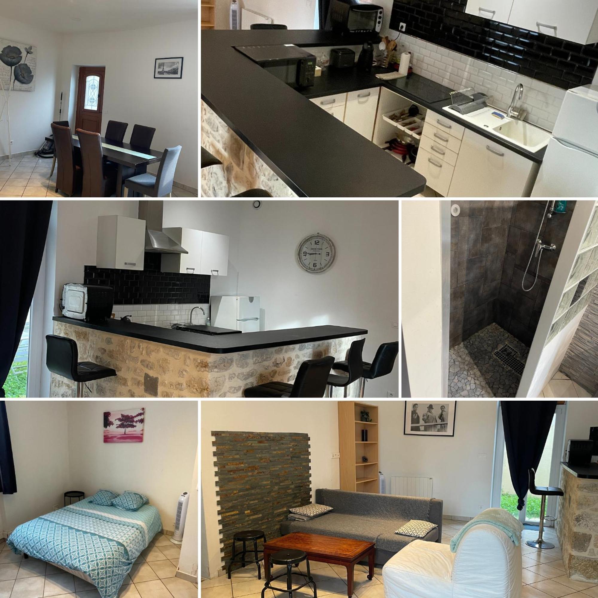 Grand T2 Sur Cour Appartement Aufferville Buitenkant foto